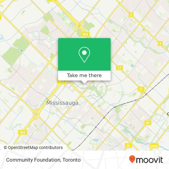 Community Foundation map