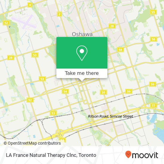 LA France Natural Therapy Clnc map