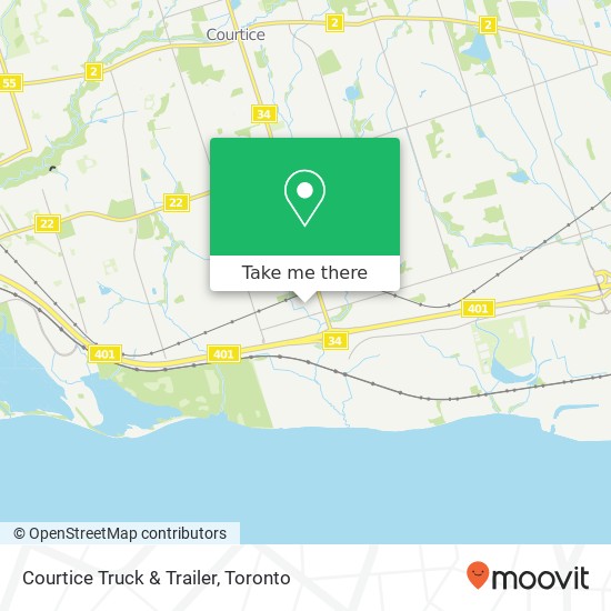 Courtice Truck & Trailer map