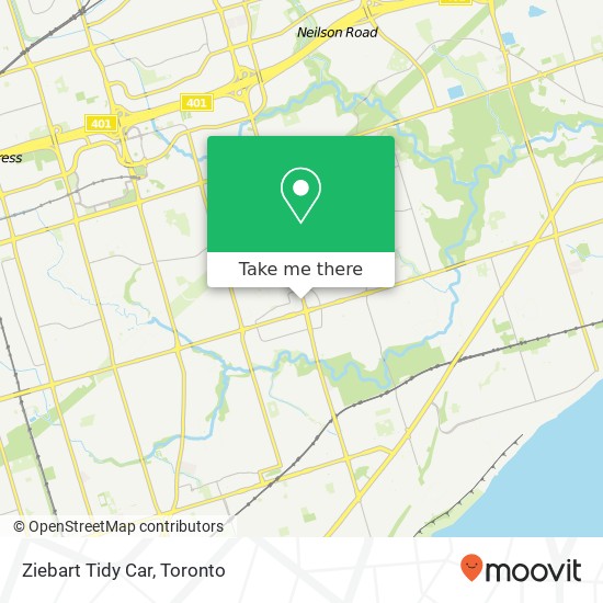 Ziebart Tidy Car map