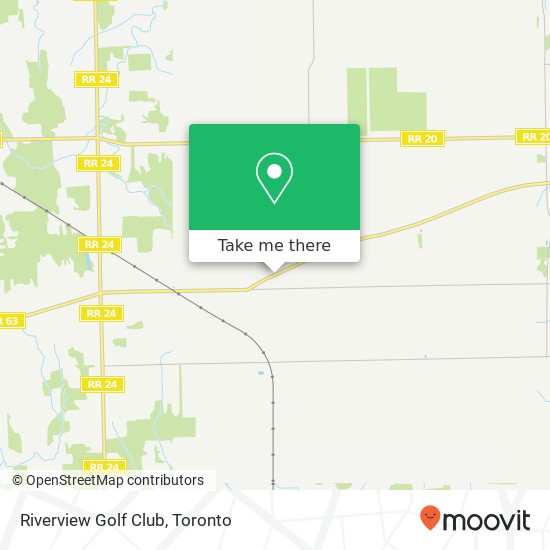 Riverview Golf Club map
