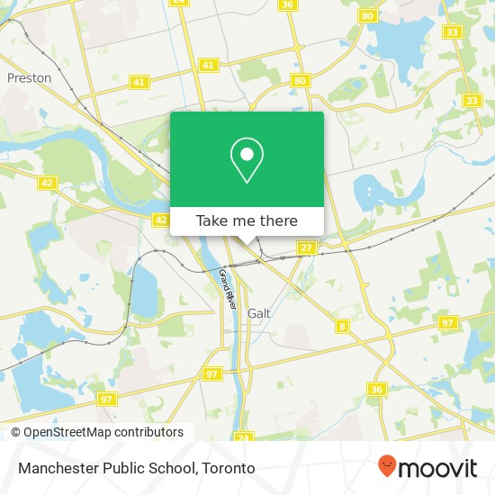 Manchester Public School map