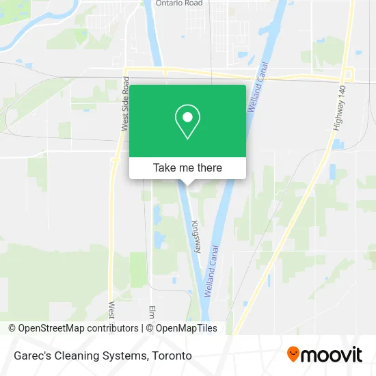 Garec's Cleaning Systems map