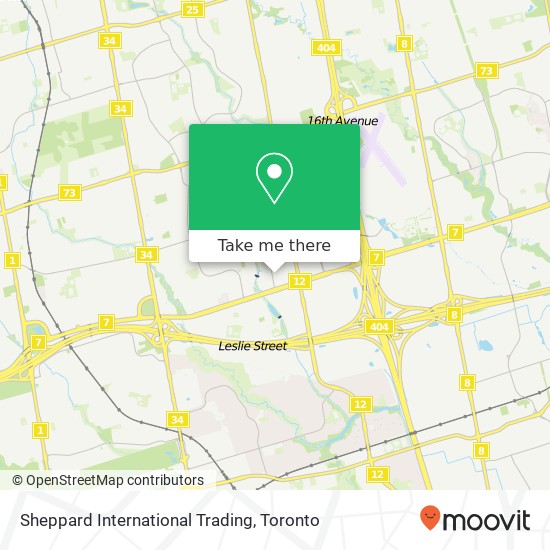 Sheppard International Trading map