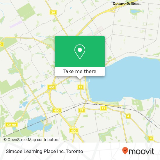 Simcoe Learning Place Inc map