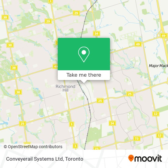 Conveyerail Systems Ltd map