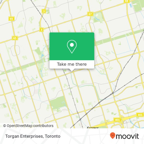 Torgan Enterprises map