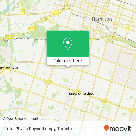 Total Physio Physiotherapy map