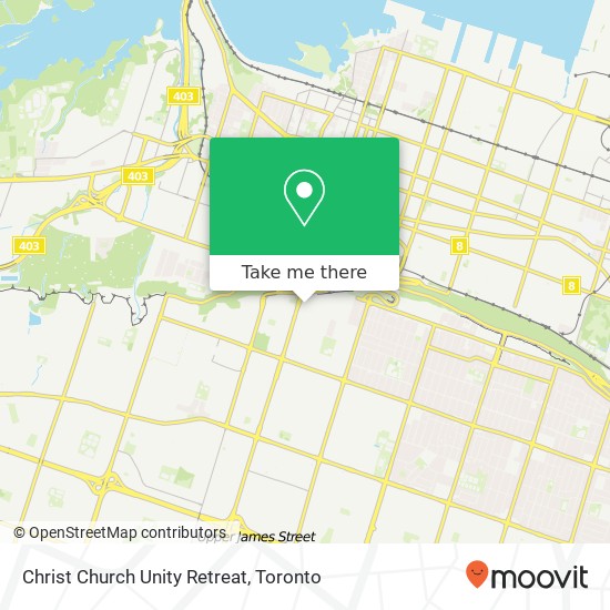 Christ Church Unity Retreat map