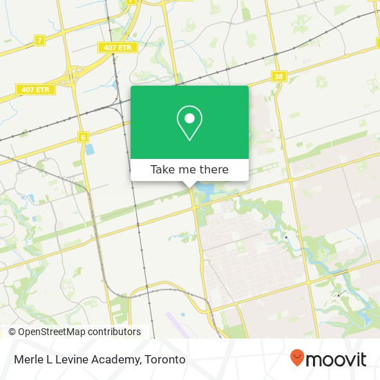 Merle L Levine Academy map