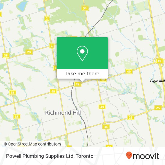 Powell Plumbing Supplies Ltd map