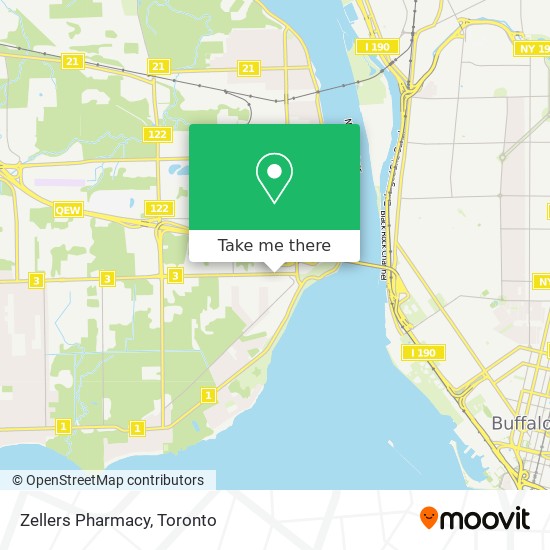 Zellers Pharmacy map