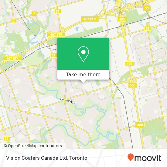 Vision Coaters Canada Ltd map