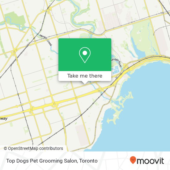 Top Dogs Pet Grooming Salon map