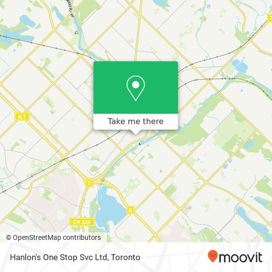 Hanlon's One Stop Svc Ltd map