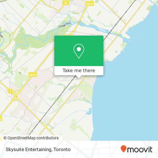 Skysuite Entertaining map