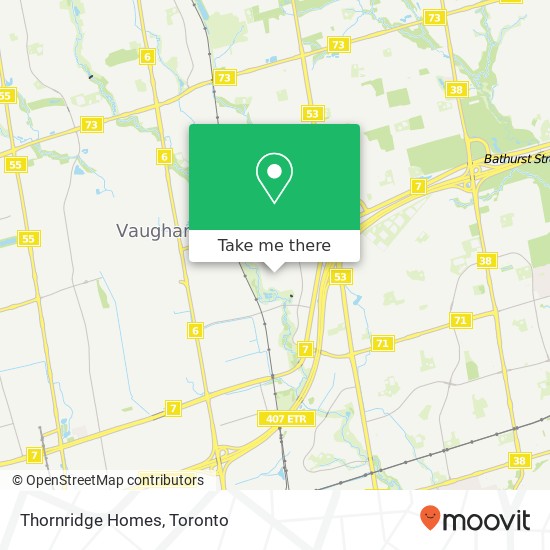 Thornridge Homes map