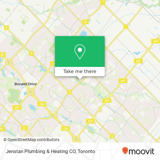 Jenstan Plumbing & Heating CO map