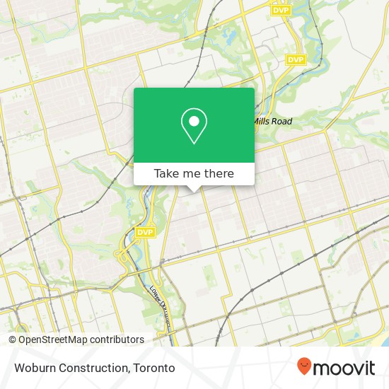 Woburn Construction map