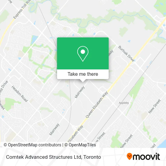 Comtek Advanced Structures Ltd map
