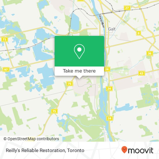 Reilly's Reliable Restoration map