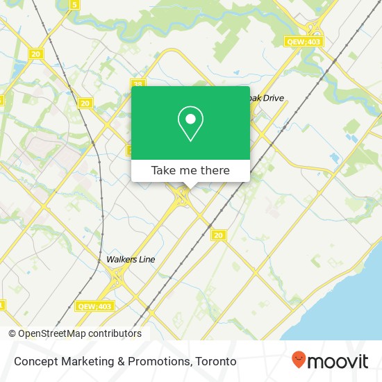 Concept Marketing & Promotions map