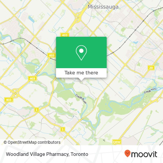 Woodland Village Pharmacy map