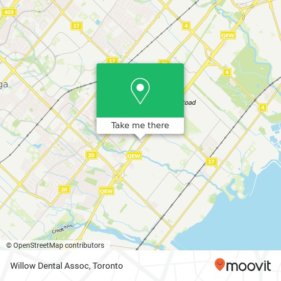 Willow Dental Assoc map