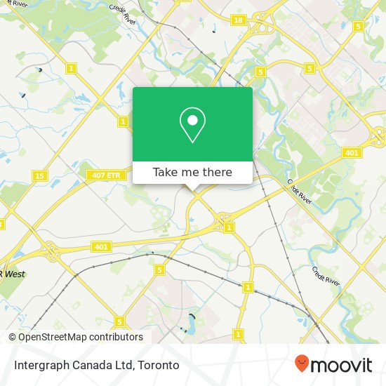 Intergraph Canada Ltd map