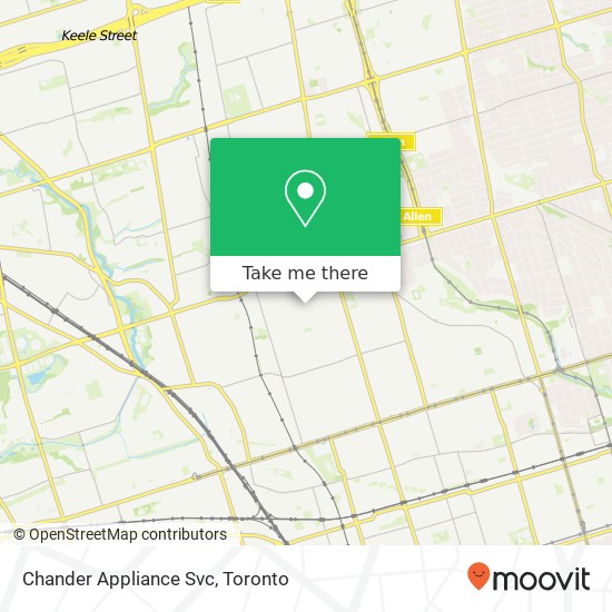 Chander Appliance Svc map