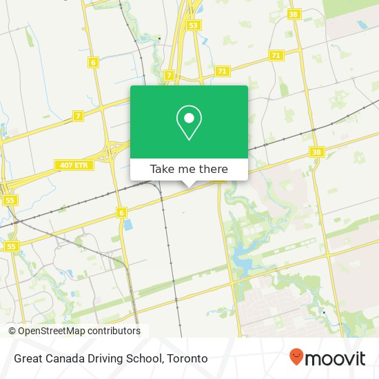 Great Canada Driving School map