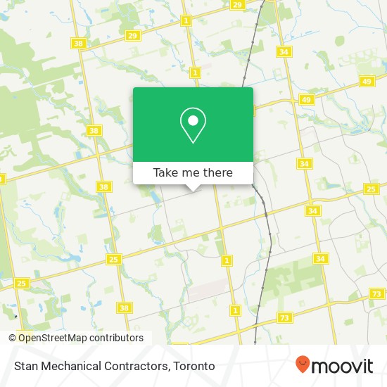 Stan Mechanical Contractors map