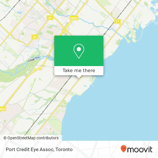 Port Credit Eye Assoc map