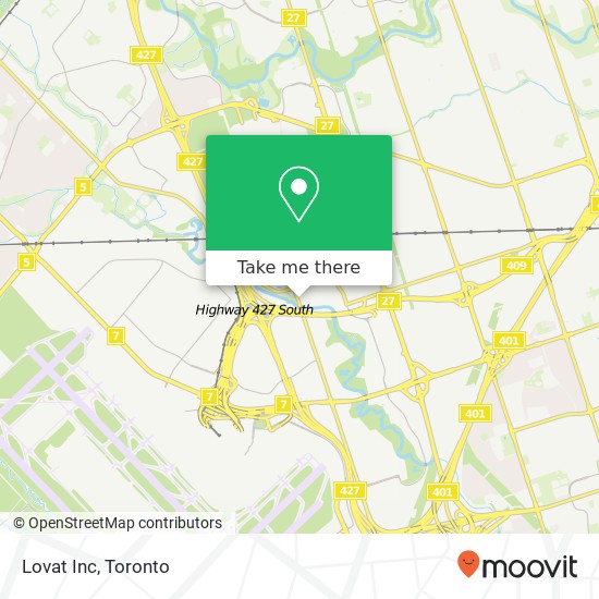 Lovat Inc map