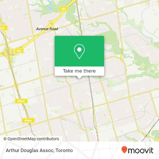 Arthur Douglas Assoc map