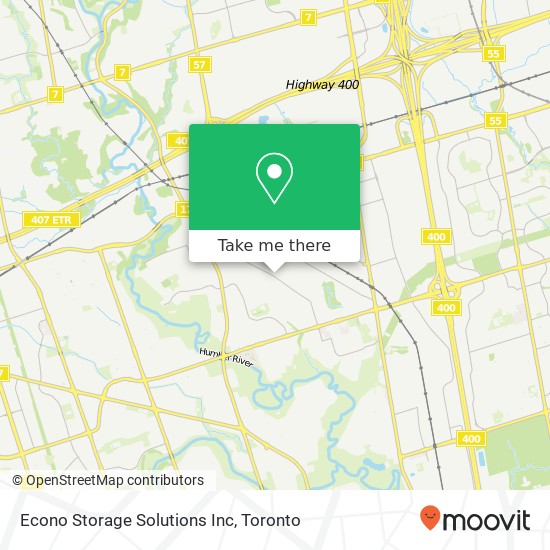 Econo Storage Solutions Inc map