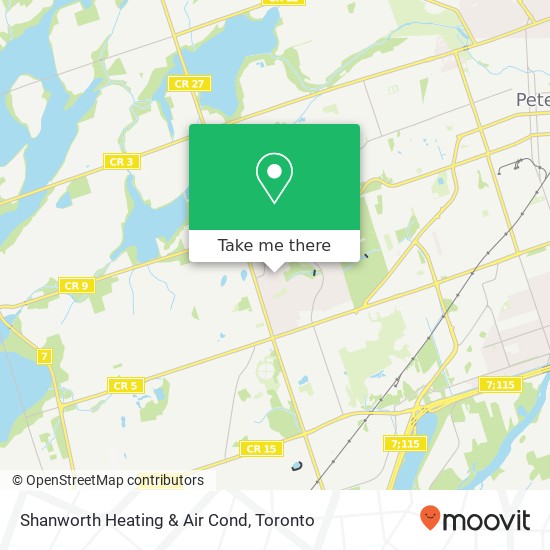 Shanworth Heating & Air Cond map