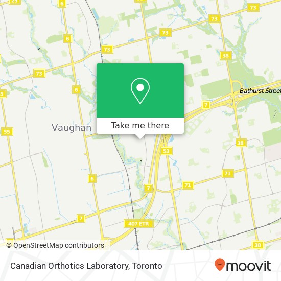 Canadian Orthotics Laboratory map