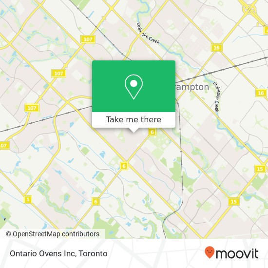 Ontario Ovens Inc map