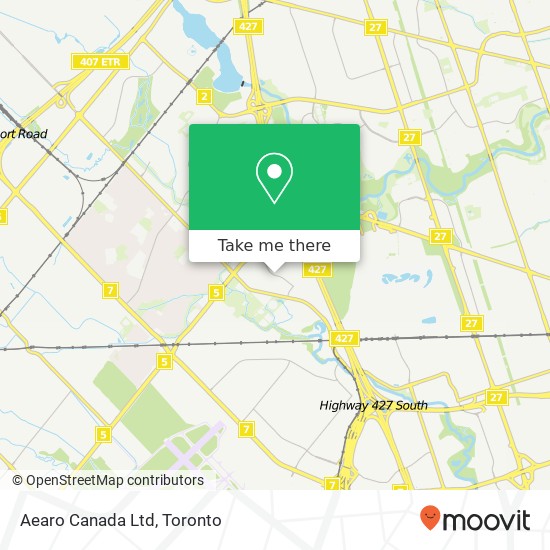 Aearo Canada Ltd map