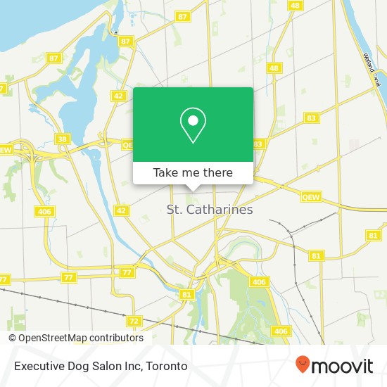 Executive Dog Salon Inc map