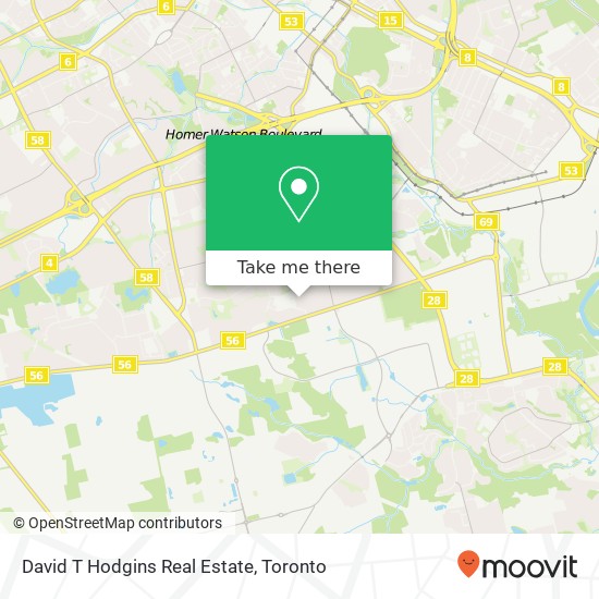 David T Hodgins Real Estate map