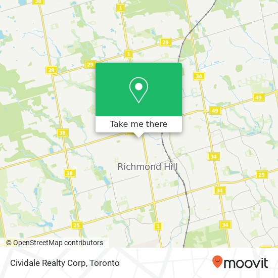 Cividale Realty Corp map