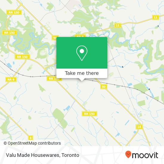 Valu Made Housewares map