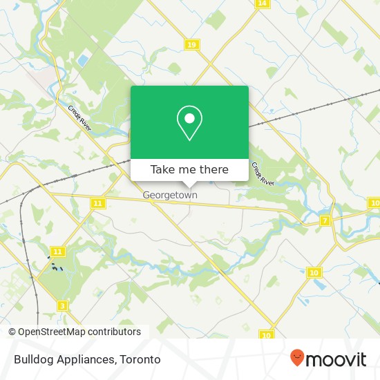 Bulldog Appliances map