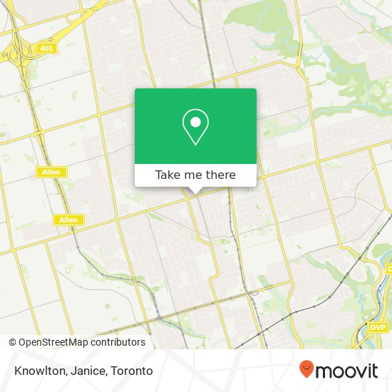Knowlton, Janice map