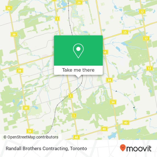 Randall Brothers Contracting map