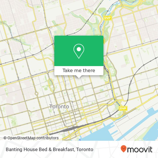 Banting House Bed & Breakfast plan