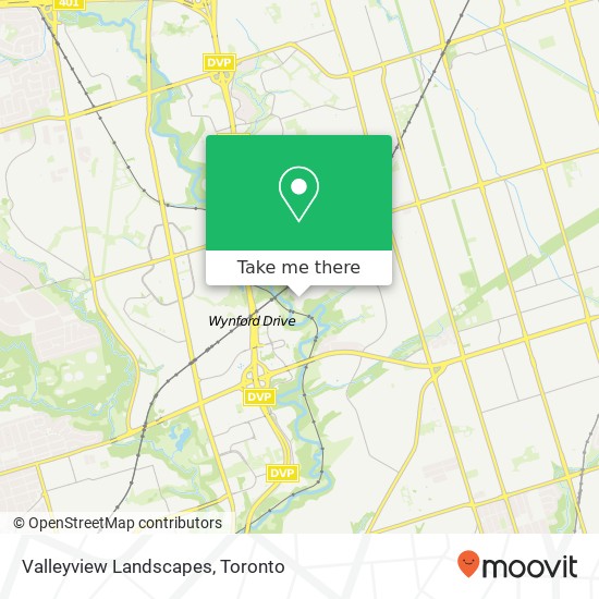 Valleyview Landscapes map