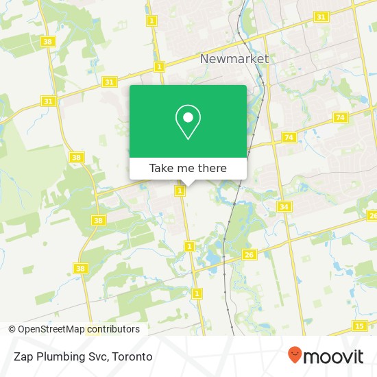 Zap Plumbing Svc map